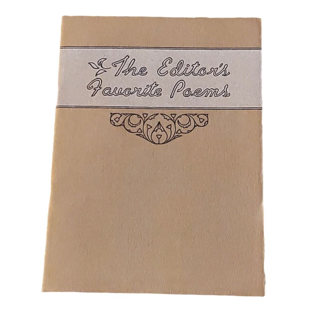 The Editor's Favorite Poems The House of Sunshine Litchfield Ill Vtg Poetry